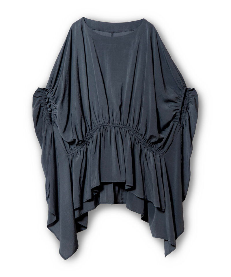  「ギャザーワイドブラウス」|シャツ・ブラウス|