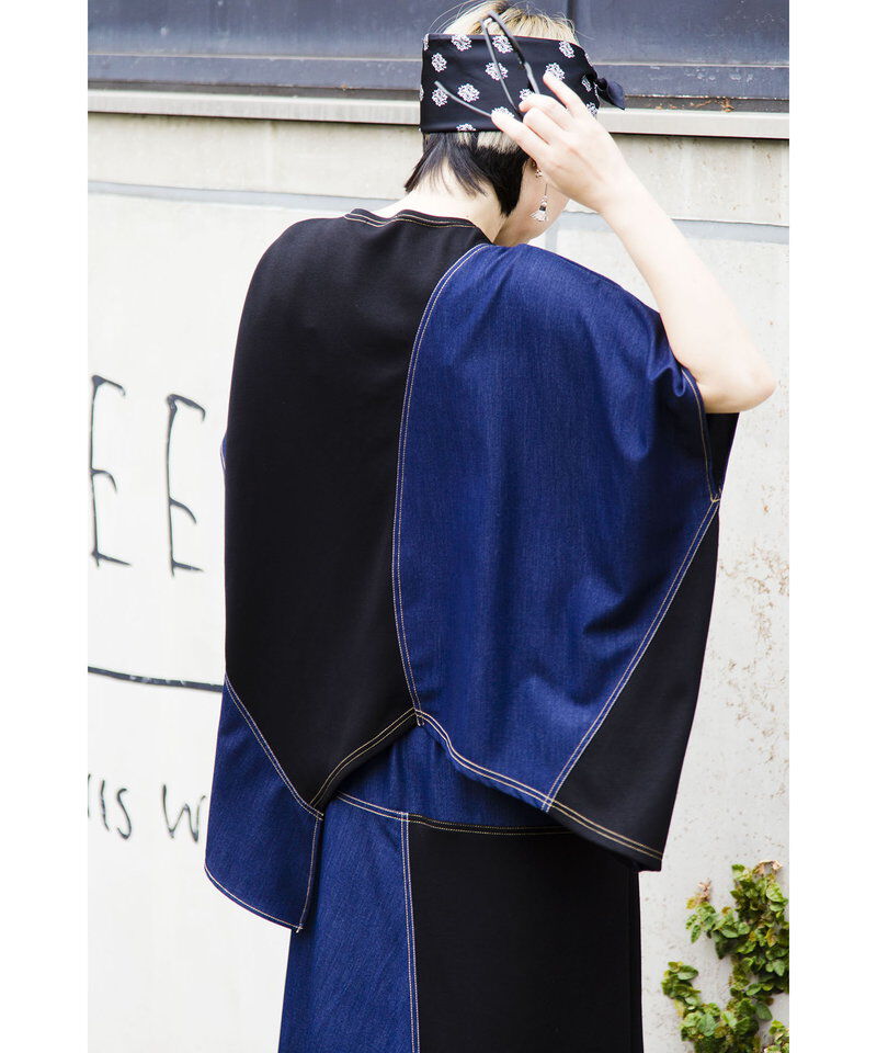  「切替アシンメトリーTシャツ」|Tシャツ・カットソー|