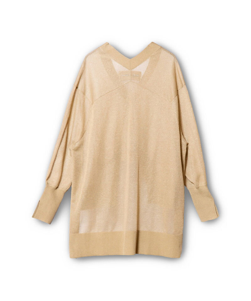  「フロントギャザーニットカーディガン」|カーディガン|