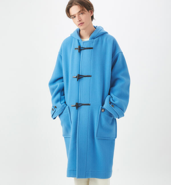 ORCIVAL「ORCIVAL | ウールメルトン フードダッフルコート MEN」|ダッフルコート|LTBLUE
