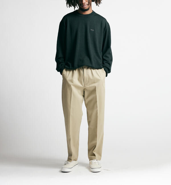  「FARAH | 2タックサイドアジャスターパンツ WOMEN」|チノ|