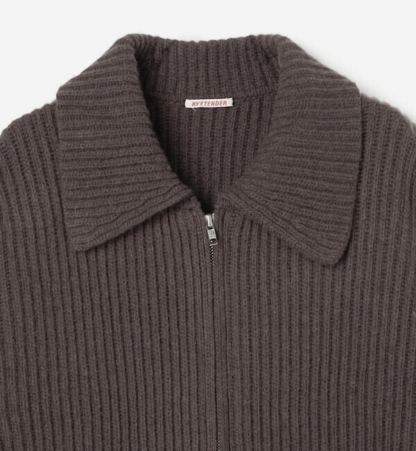  「RYE TENDER | 〈別注〉フルジップ ニットブルゾン MEN」|ニット・セーター|