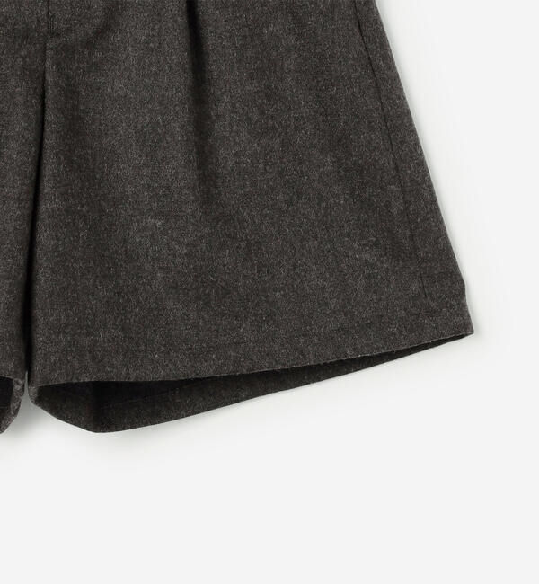 Morris & Sons「MORRIS & SONS | シャンブレー タックショーツ WOMEN」|キュロット|