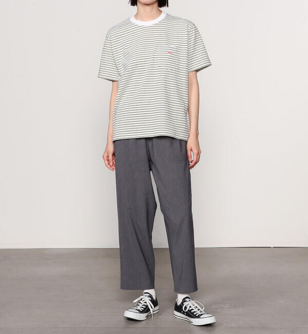 DANTON「DANTON | ポケットTシャツ STRIPE WOMEN」|Tシャツ・カットソー|