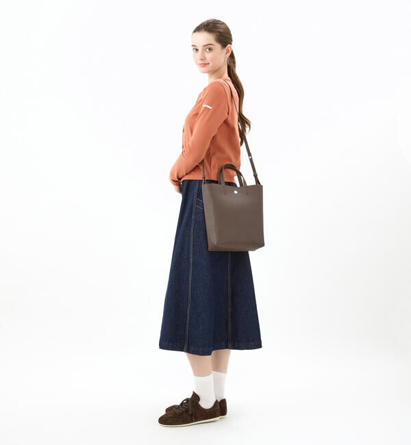 ORCIVAL「ORCIVAL | ダブルフェイスレザー 2WAYトートバッグ」|ショルダー・メッセンジャー|