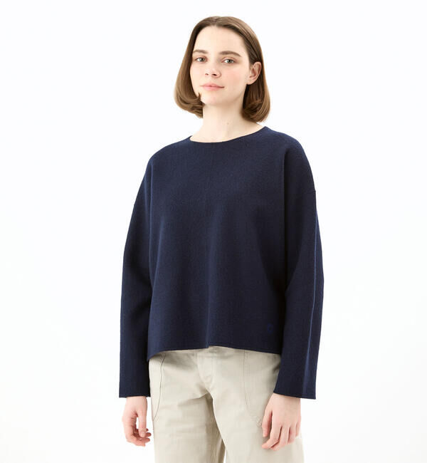 ORCIVAL「ORCIVAL | ウールジャージー ボートネックプルオーバー WOMEN」|その他|DKNAVY