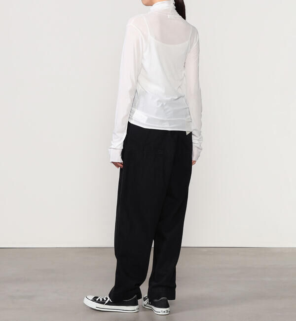 UNFIL「UNFIL | コットンシアージャージー ハイネック長袖Tシャツ WOMEN」|Tシャツ・カットソー|