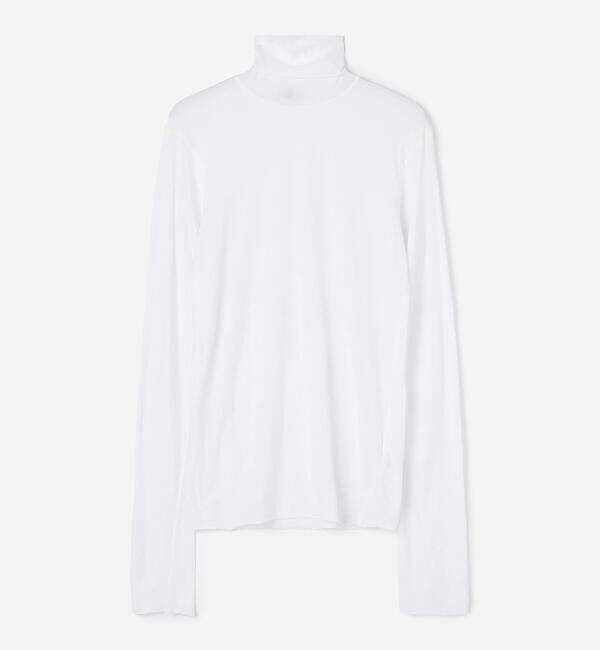 UNFIL「UNFIL | コットンシアージャージー ハイネック長袖Tシャツ WOMEN」|Tシャツ・カットソー|