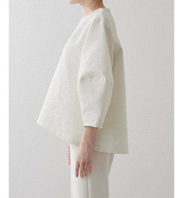 THE PAUSE「【THE PAUSE】ジャガードパフスリーブブラウス」|シャツ・ブラウス|