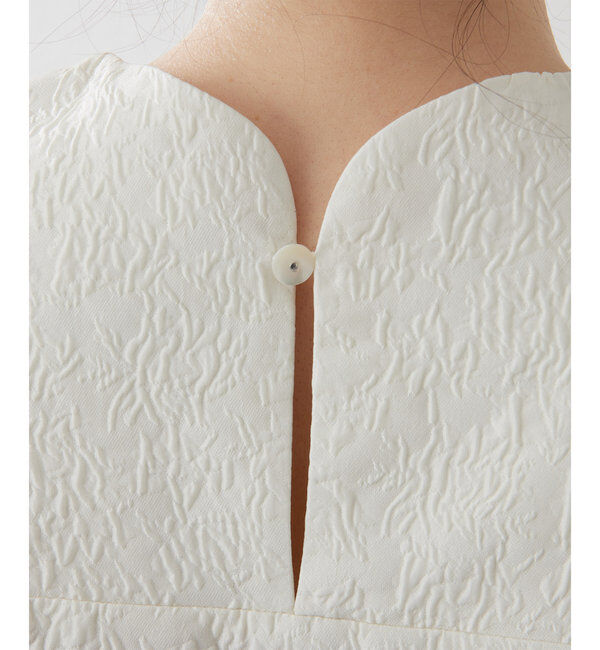 THE PAUSE「【THE PAUSE】ジャガードパフスリーブブラウス」|シャツ・ブラウス|