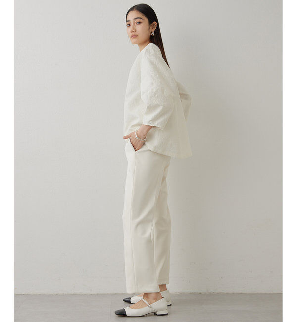 THE PAUSE「【THE PAUSE】ジャガードパフスリーブブラウス」|シャツ・ブラウス|