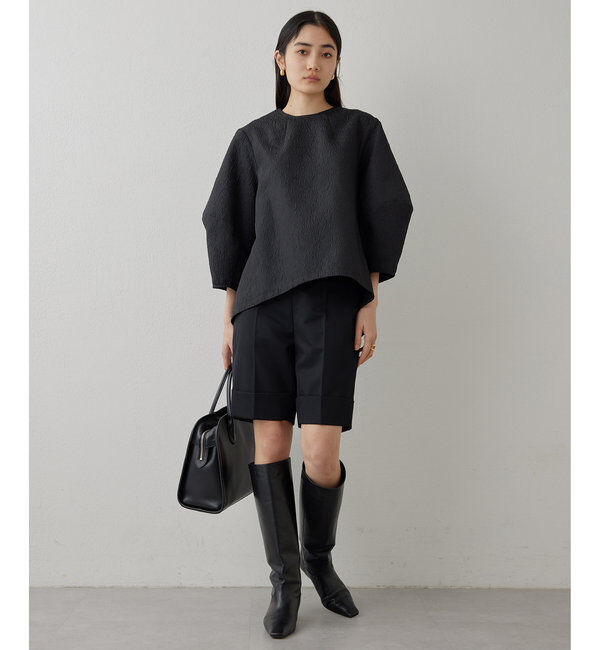 THE PAUSE「【THE PAUSE】ジャガードパフスリーブブラウス」|シャツ・ブラウス|