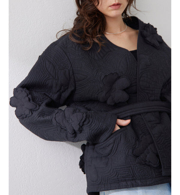  「キルティングフラワージャケット」|その他|