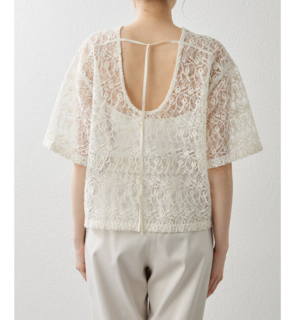 THE PAUSE「【THE PAUSE】エンブロイダリーTブラウス」|シャツ・ブラウス|