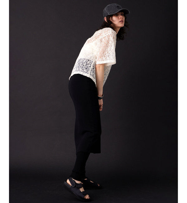 THE PAUSE「【THE PAUSE】エンブロイダリーTブラウス」|シャツ・ブラウス|