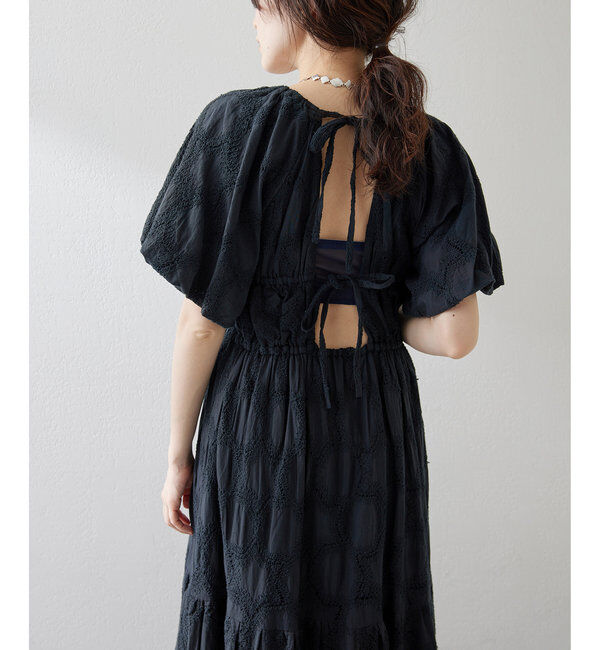  「エンブロイダリーパフワンピース」|ワンピース|