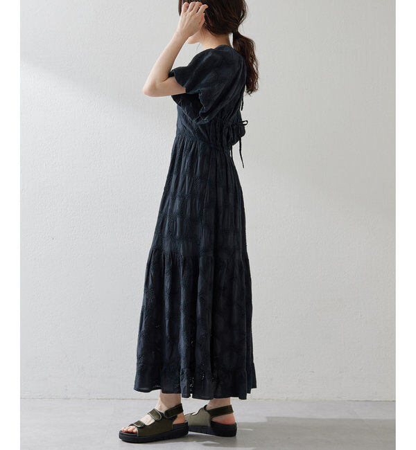  「エンブロイダリーパフワンピース」|ワンピース|