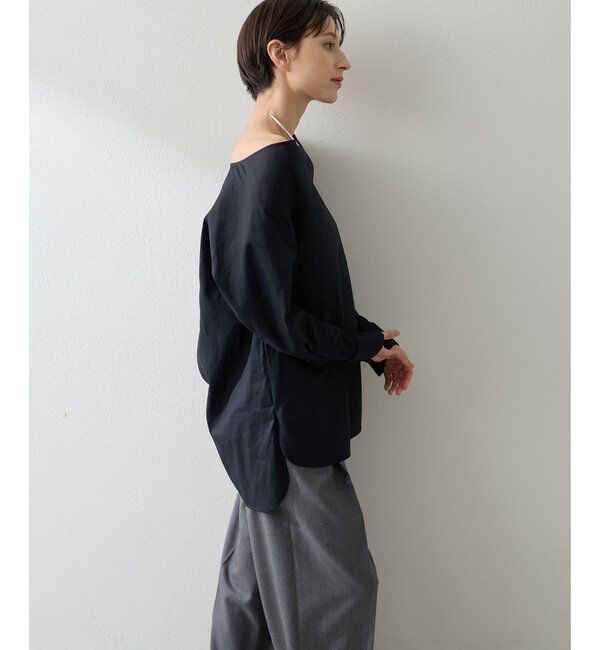 「ブロードオフショルダーブラウス」|シャツ・ブラウス|