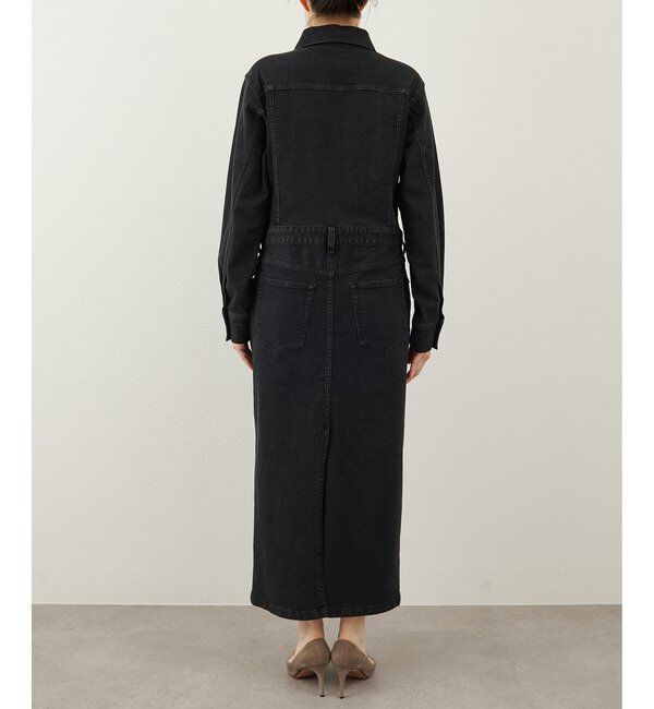  「ストレッチデニムワンピース」|ワンピース|