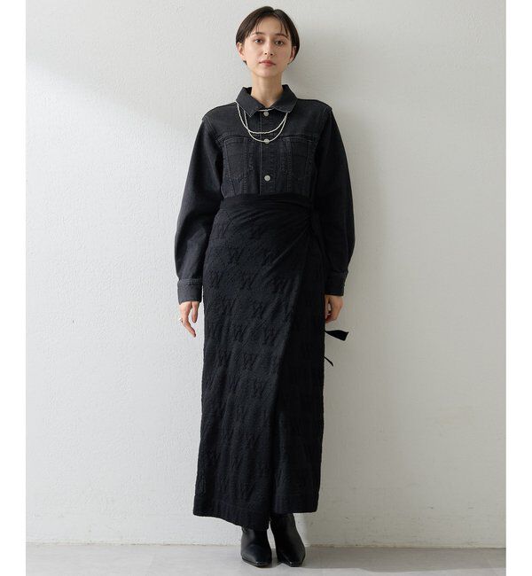  「ストレッチデニムワンピース」|ワンピース|