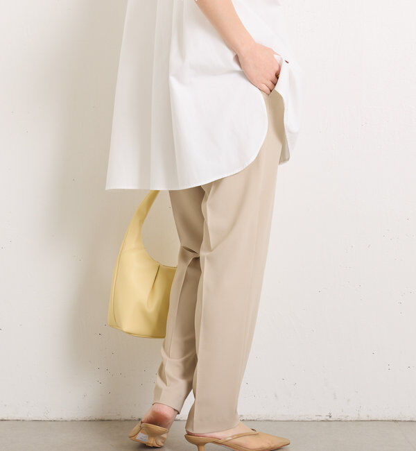  「ジャージスリムテーパードパンツ」|チノ|