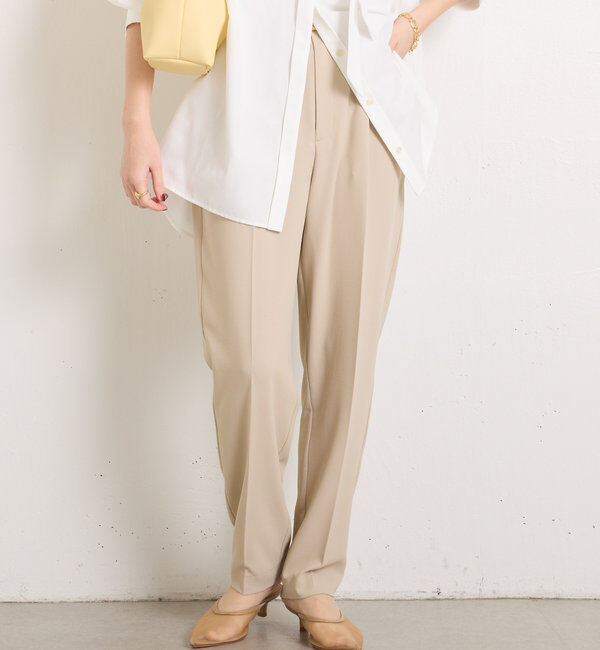  「ジャージスリムテーパードパンツ」|チノ|