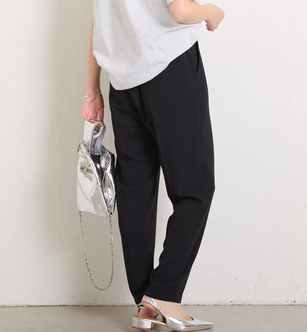  「ジャージスリムテーパードパンツ」|チノ|