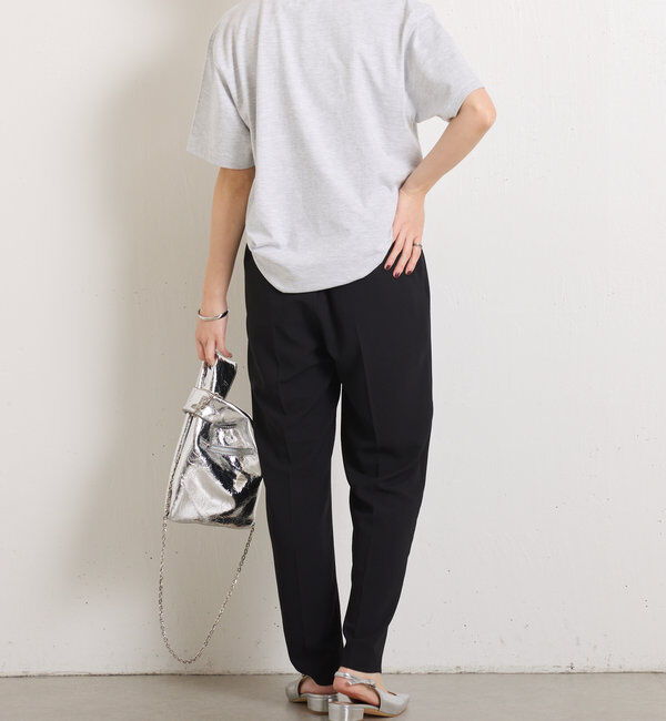  「ジャージスリムテーパードパンツ」|チノ|