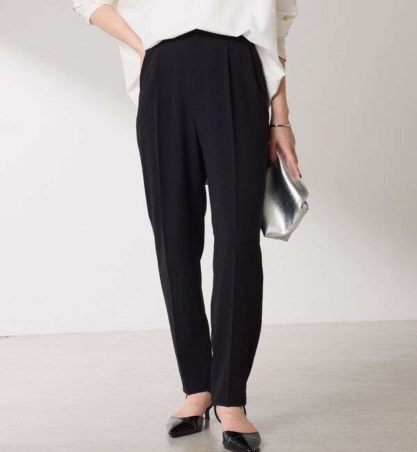  「ジャージスリムテーパードパンツ」|チノ|