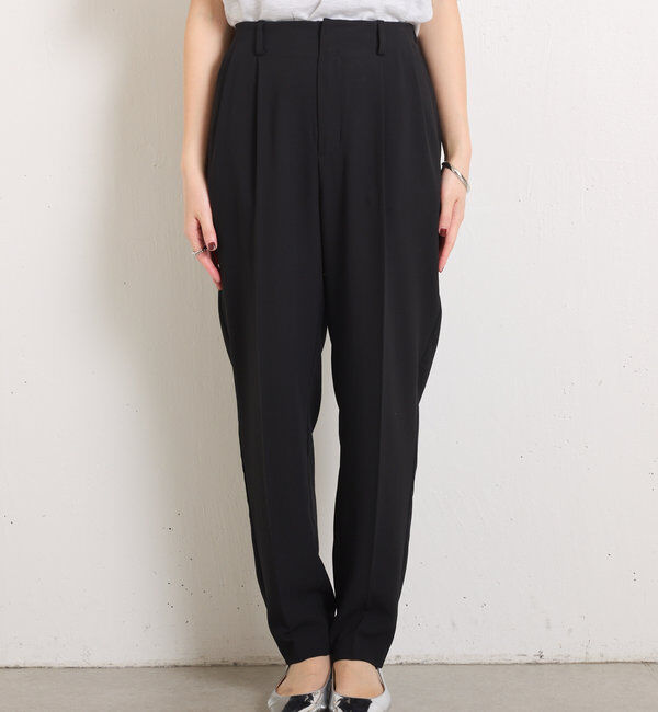  「ジャージスリムテーパードパンツ」|チノ|