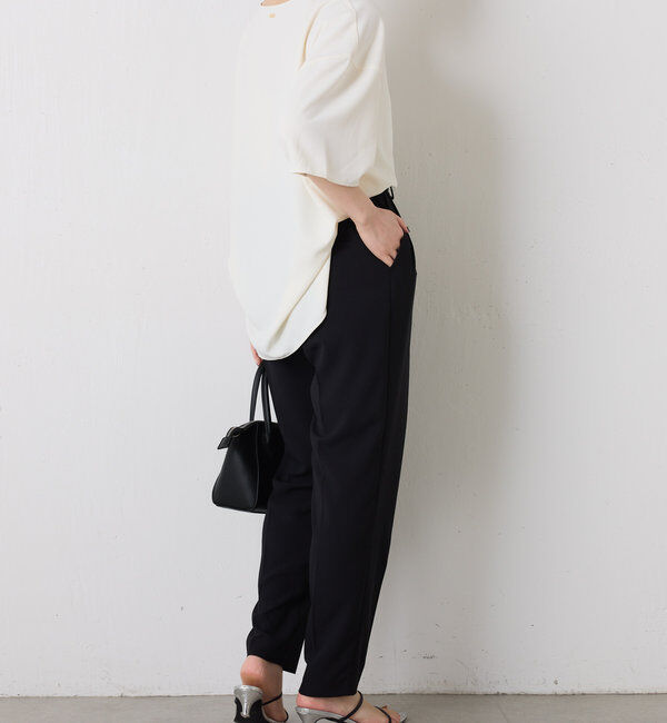  「ジャージスリムテーパードパンツ」|チノ|