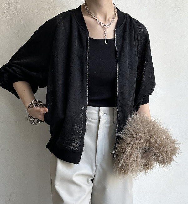  「【WEB限定】ペイズリーブルゾン」|ブルゾン・スタジャン|