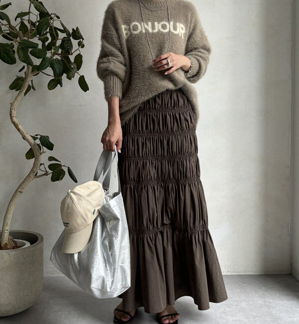  「【WEB限定】シャギーロゴプルオーバー」|ニット・セーター|