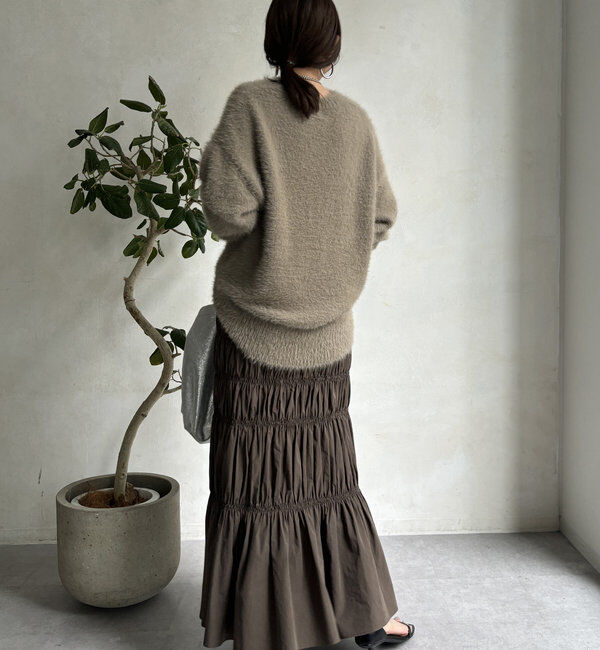  「【WEB限定】シャギーロゴプルオーバー」|ニット・セーター|