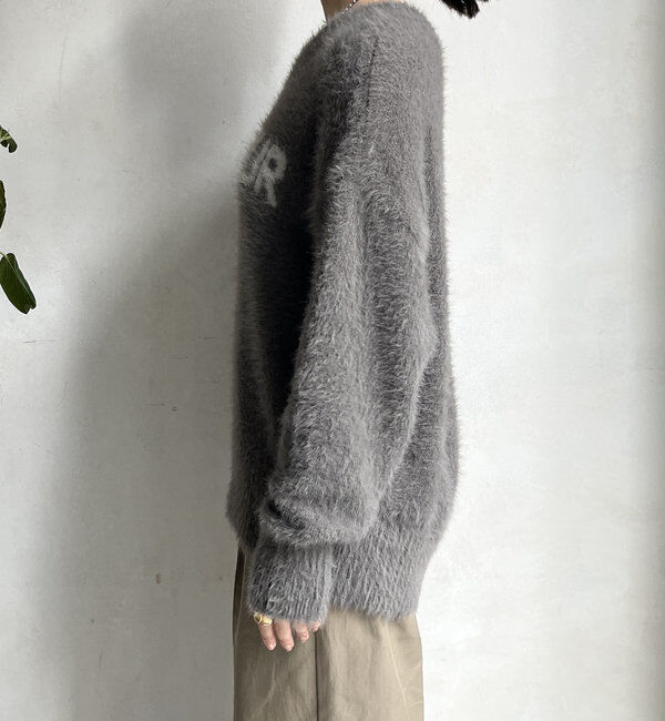  「【WEB限定】シャギーロゴプルオーバー」|ニット・セーター|