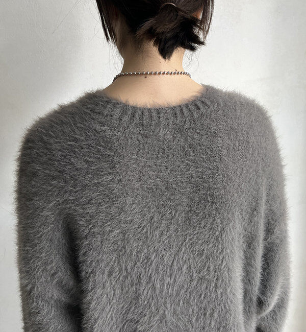  「【WEB限定】シャギーロゴプルオーバー」|ニット・セーター|