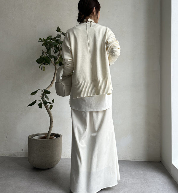  「【WEB限定】モッチリミドルゲージハイネックニット」|ニット・セーター|