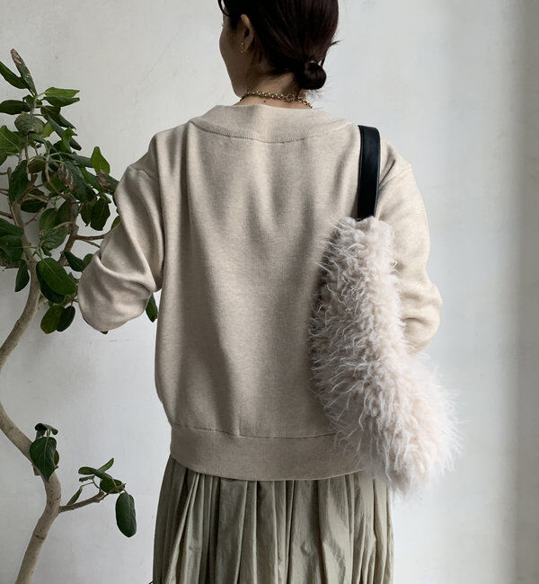  「【WEB限定】ボートネックロゴニット」|ニット・セーター|