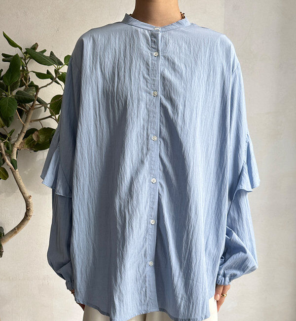  「バックフリルブラウス」|シャツ・ブラウス|