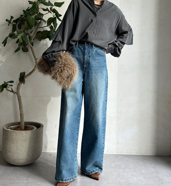  「バックフリルブラウス」|シャツ・ブラウス|