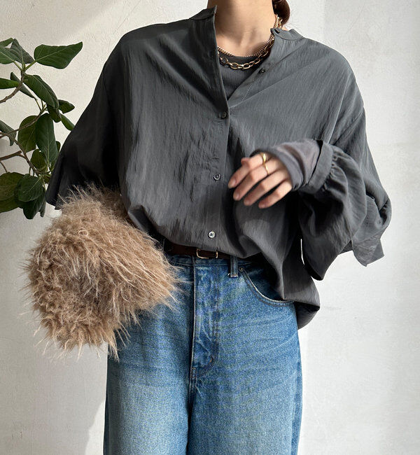  「バックフリルブラウス」|シャツ・ブラウス|