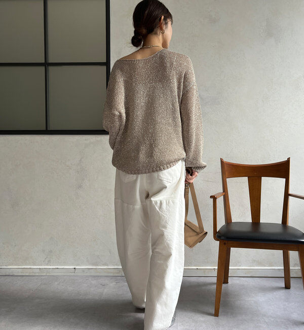  「ガーメントダイ切替パンツ」|チノ|