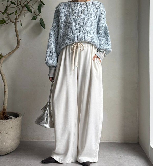  「ドロストスウェットパンツ」|チノ|