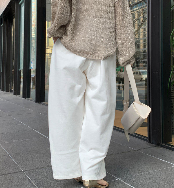  「ドロストスウェットパンツ」|チノ|