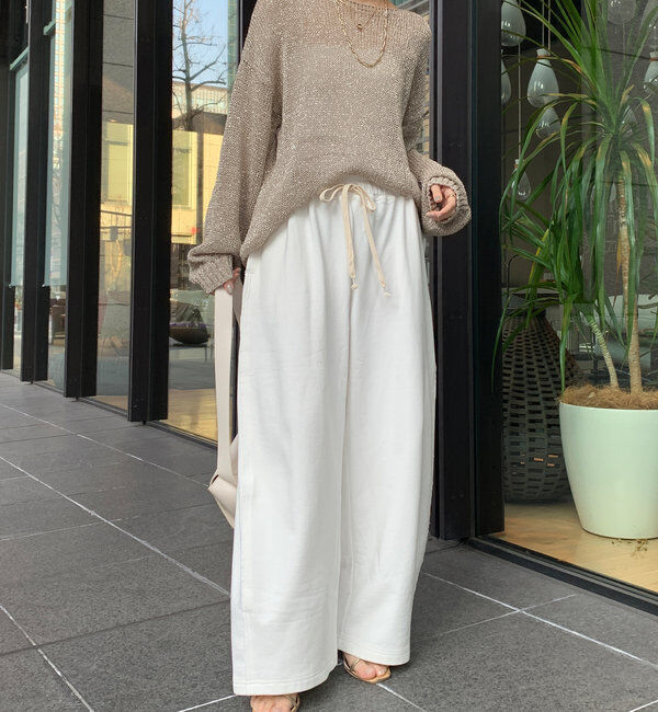  「ドロストスウェットパンツ」|チノ|