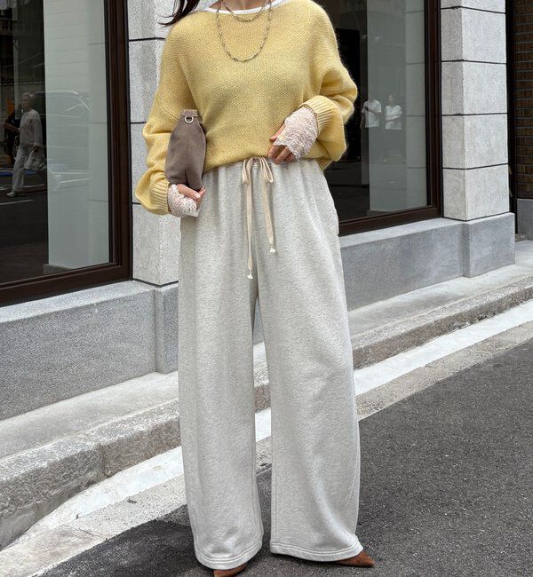  「ドロストスウェットパンツ」|チノ|