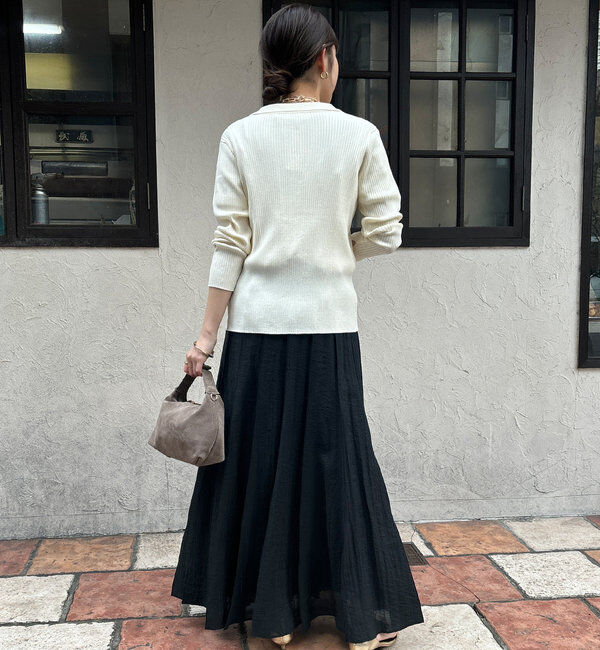  「シアーパネルプリーツスカート」|スカート|