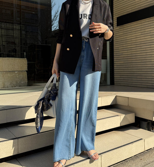  「リヨセルドロストワイドデニム」|デニム|