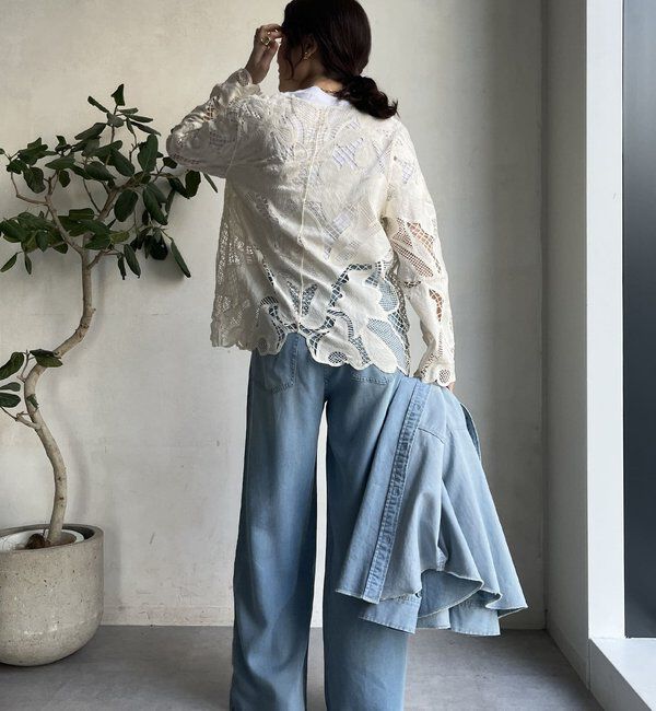  「リヨセルドロストワイドデニム」|デニム|