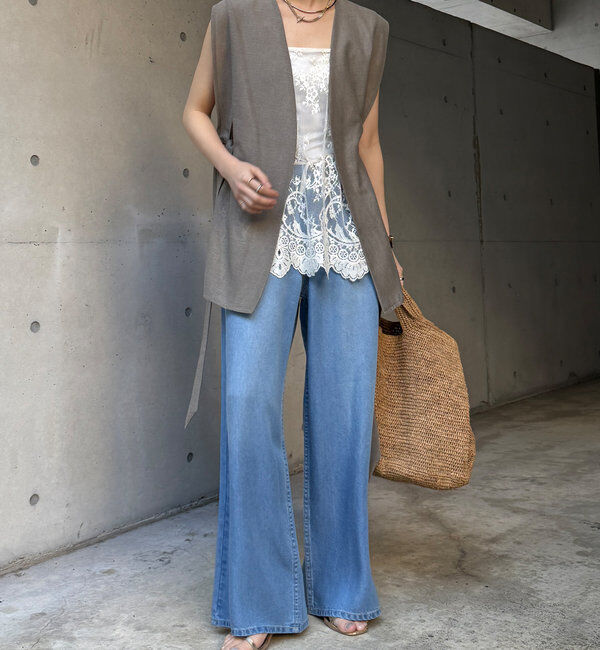  「リヨセルドロストワイドデニム」|デニム|